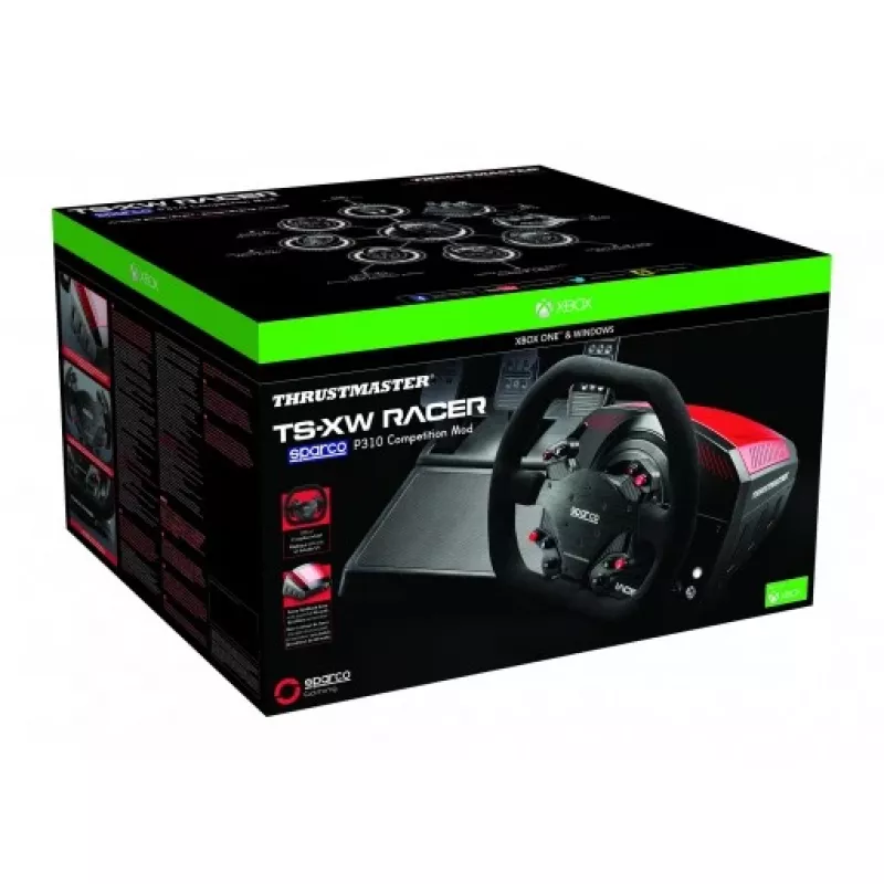 Thrustmaster TS-XW Racer Sparco P310 nero volante + pedali digitali PC, Xbox One