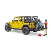 Giocattolo Jeep BRUDER 02543 per tema mountain bike e ciclisti, ABS, multicolore, da 4 anni