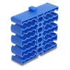 Fermacavi DeLOCK 66325 blu 24 ingressi cavi