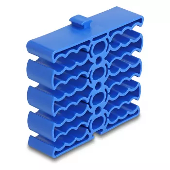 Fermacavi DeLOCK 66325 blu 24 ingressi cavi