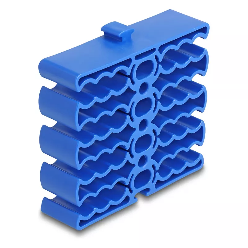 Fermacavi DeLOCK 66325 blu 24 ingressi cavi
