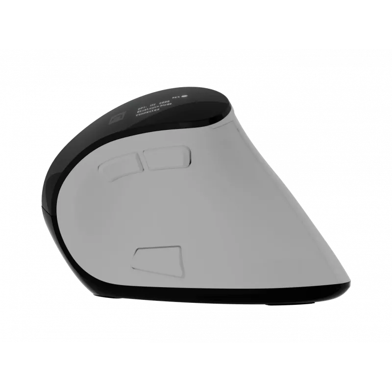 Mouse verticale wireless NATEC Euphoniе Pro Bluetooth 5.0, 4000 DPI, programmabile, silenzioso, bianco