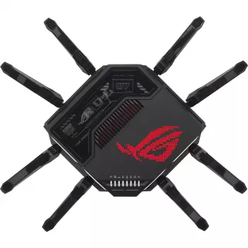 ASUS ROG Rapture GT-BE98 Router wireless 10 Gigabit Ethernet Quad-Band (2,4 GHz / 5 GHz-1 / 5 GHz-2 / 6 GHz) nero