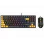 Tracer HORNET 87 Tastiera mouse inclusi gaming USB QWERTY inglese nero, giallo
