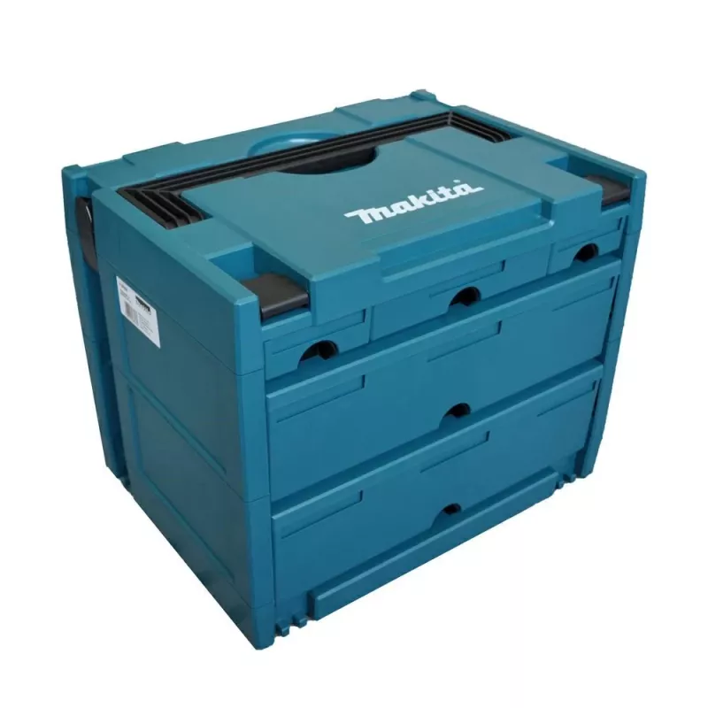 Makita P-84349 MAKSTOR Model 4.5 cassetta portautensili, 5 cassetti, blu