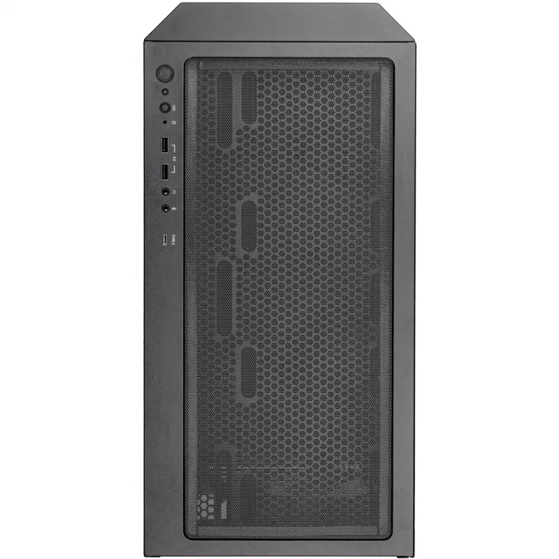 SilverStone FARA 514X nero vetro temperato (SST-FA514X-BG)