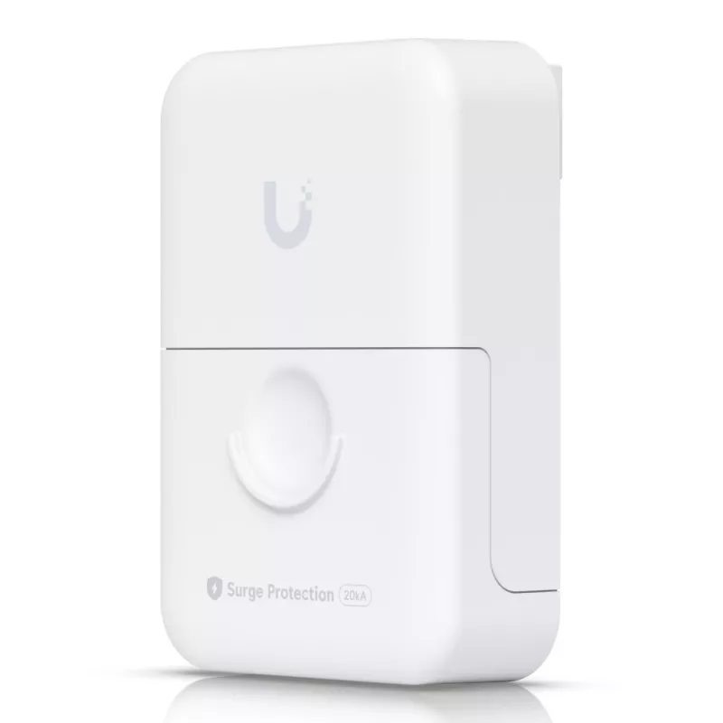 Protezione da sovratensione Ethernet UBIQUITI UACC-ETH-SP-Pro — 10 Gbit/s, 600 V, policarbonato, bianco
