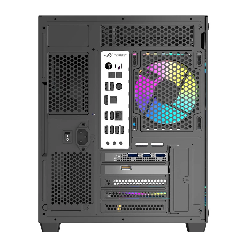 Case per computer DarkFlash B275 PRO (nero) con 6 ventole preinstallate
