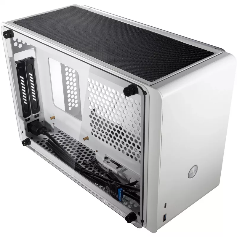 RAIJINTEK Ophion case Mini-ITX con vetro temperato - bianco - case - Mini-ITX