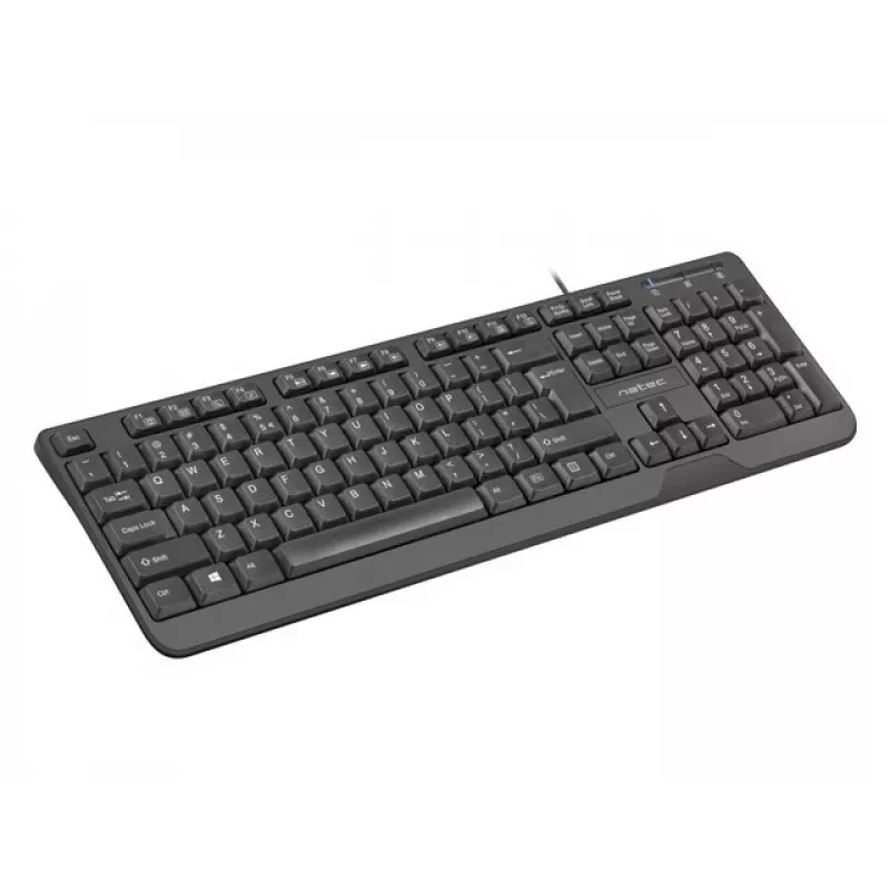 Tastiera NATEC TROUT SLIM USB, layout US, nero