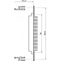 SCHROFF Guide piatte 84HP DIN41612 (4 pezzi/kit) - Accessorio per rack (20822048)