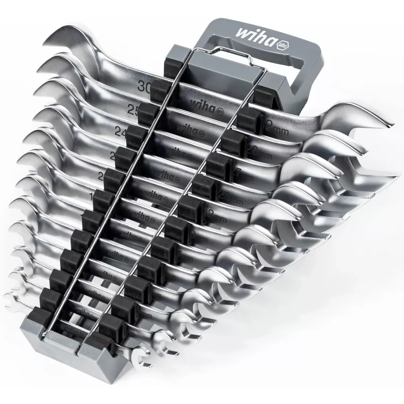 Set di chiavi a doppia bocca Wiha 44753 — 12 pezzi, aperture SW 6–32 mm