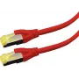 LOGON APR6005R cavo patch, Cat6, S/FTP (S-STP), 0,5 m, rosso
