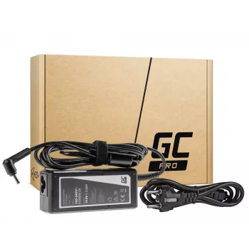 Alimentatore Green Cell AD41P 65W per laptop ASUS, 19V 3,42A, interno, nero