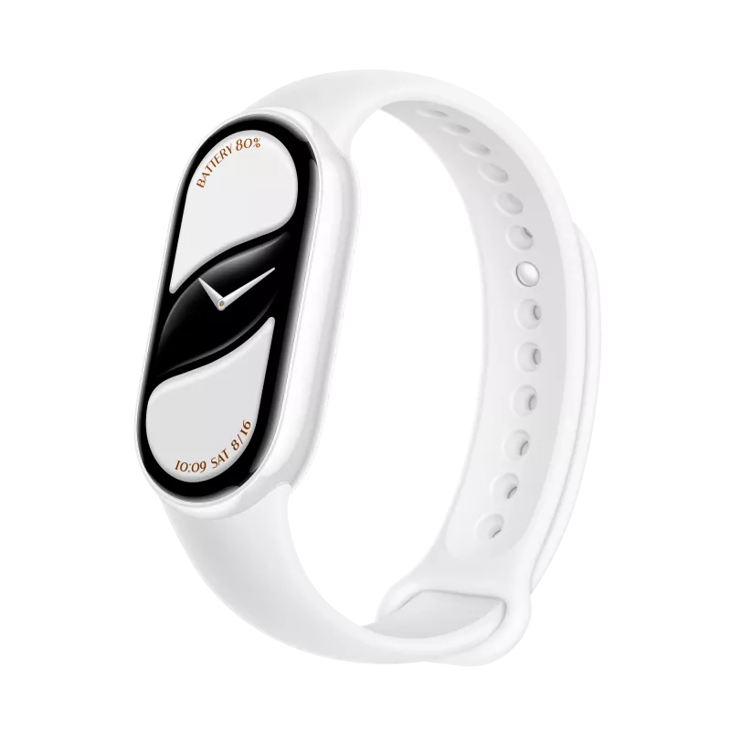 XIAOMI SMART BAND 10 CINTURINO CERAMICA BIANCO PERLA