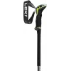 Bastoncini Nordic Walking Leki Guide 2 — alluminio, lunghezza massima 150 cm, peso 271 g, Lock Security Strap in nylon, fusto Ø1,6 cm, nero