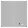Tappetino per mouse gaming SAVIO Turbo Dynamic S — grigio, 250×250 mm, spessore 2 mm, bordi cuciti, base in gomma antiscivolo