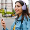 Cuffie MANTA HDP1001PU Rytmo Elegance viola over-ear con filo, modello HDP1001PU