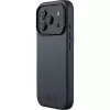 Mujjo Full Leather Case MagSafe custodia per iPhone 17 Pro grigio