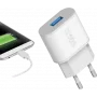 SBS TETR1USB2AWFAST caricabatterie per dispositivi mobili per interni bianco (TETR1USB2AWFAST)