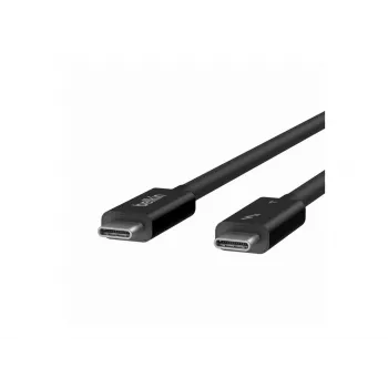 Belkin CONNECT - Cavo Thunderbolt - 24 pin USB-C (M) reversibile a 24 pin USB-C (M) reversibile - Thunderbolt 4 - 1,0 m - passivo, alimentazione USB (10