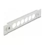 Patch panel DeLOCK 10 pollici D-Type 6 porte senza attrezzi grigio