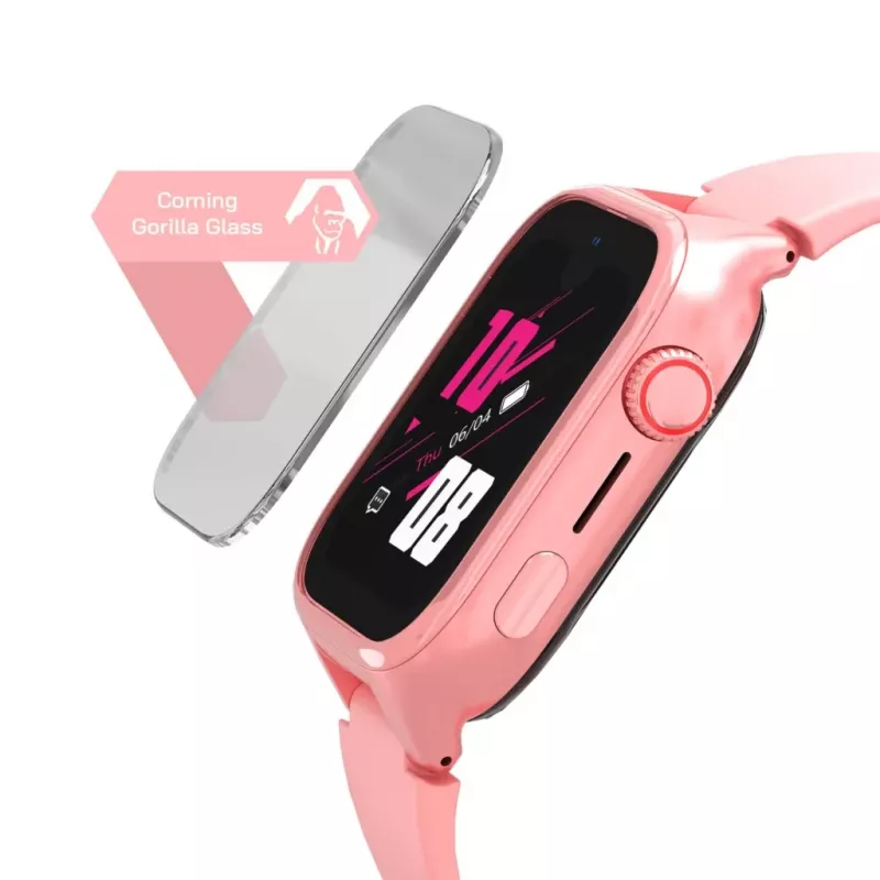 Smartwatch Stelio Junior Pro AI 4G ST-SWJ102-PK — orologio 4G per bambini, rosa