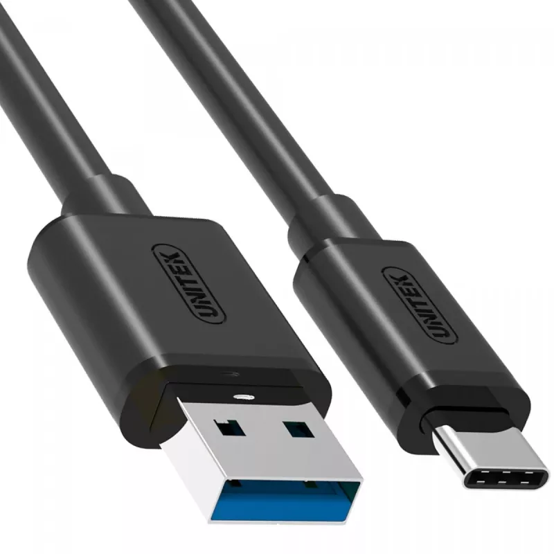 Cavo USB UNITEK Y-C474BK USB 3.2 Gen 1 (3.1 Gen 1) 1 m USB A USB C nero
