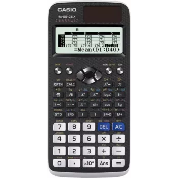 CASIO calcolatrice scientifica FX 991CEX ClassWiz nera, display a 12 cifre