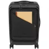 Trolley da cabina Rivacase Clark ECO 8181 — trolley compatto da bagaglio a mano, nero