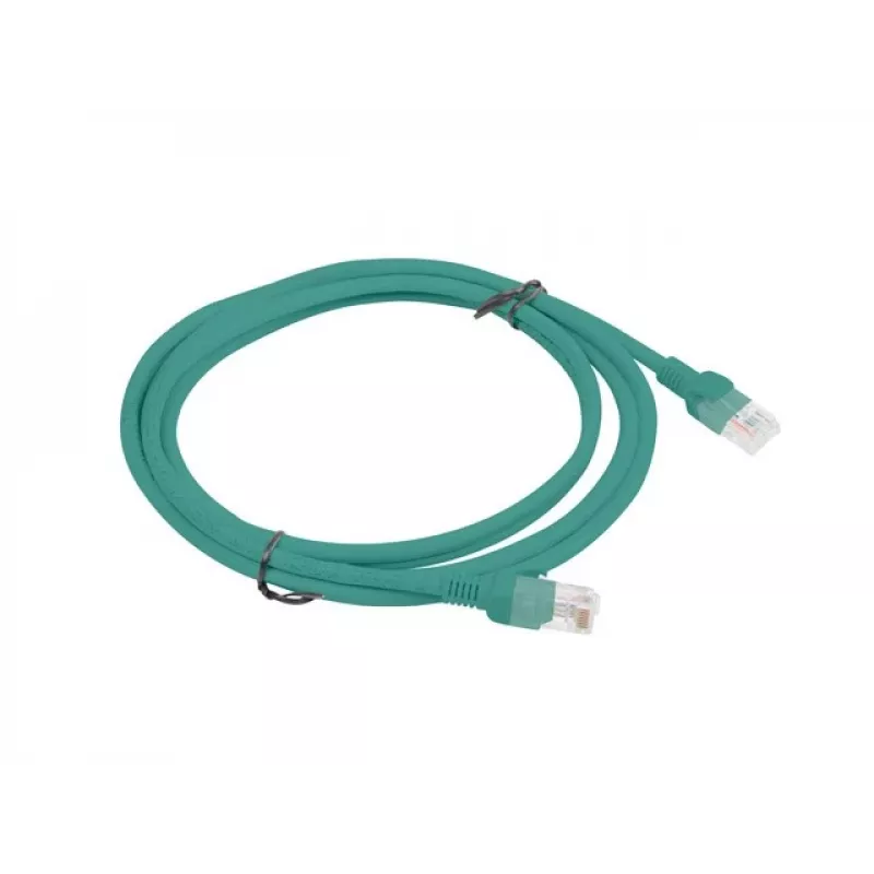 Lanberg PCU5-20CC-0200-G Cavo patch Cat5e U/UTP, 2 m, verde, 10 pz.