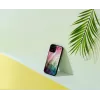 Custodia iKins per Apple iPhone 12 / 12 Pro — design fiori d'acqua, nero