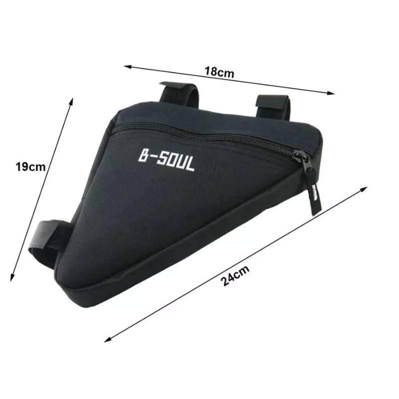Extralink borsa da telaio per bici, borsa da tubo obliquo borsa per bici