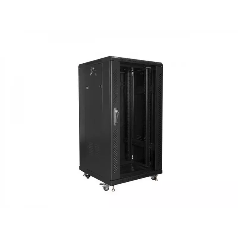 Lanberg FF01-6622-12B armadio rack 22U a sé stante nero