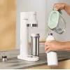 Brita sodaTRIO 1046735 bottiglia per gasatore, acciaio inossidabile, 1 l, bianca