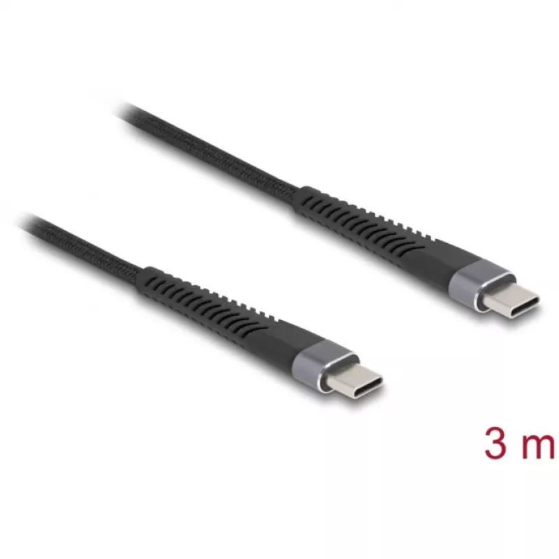 Cavo USB DeLOCK 81126 USB 2.0 3m USB C nero