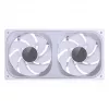 Jonsbo ZB-240WR Infinity Mirror ventola, ARGB, PWM, pale invertite, 240 mm, bianco