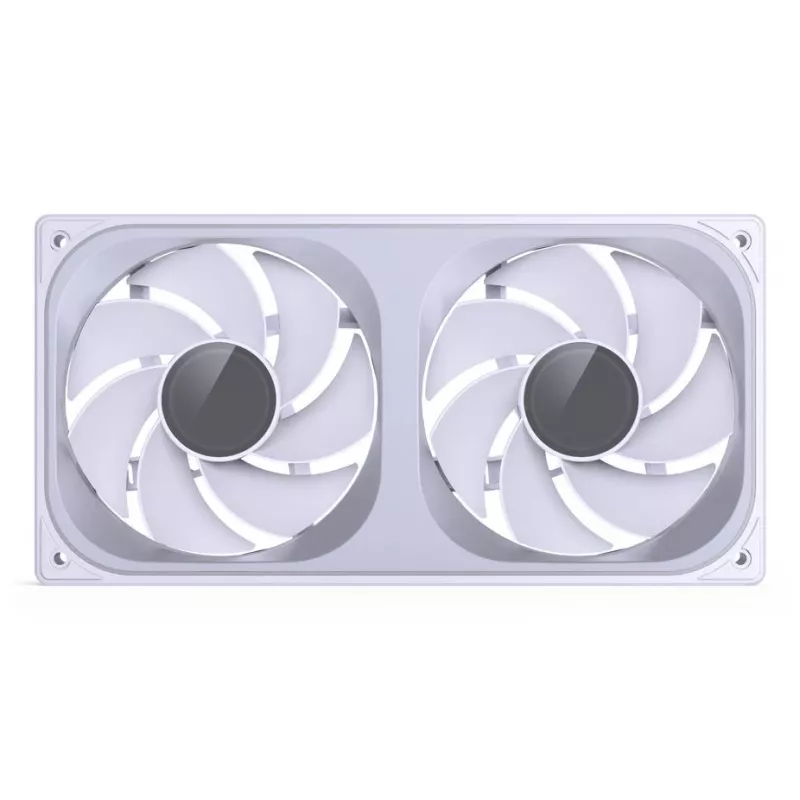 Jonsbo ZB-240WR Infinity Mirror ventola, ARGB, PWM, pale invertite, 240 mm, bianco