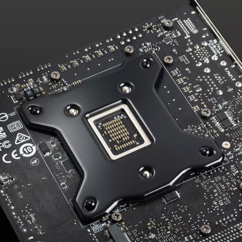 Backplate per scheda madre BitsPower per Intel BP-ICB — piastra di supporto per scheda madre compatibile con socket Intel