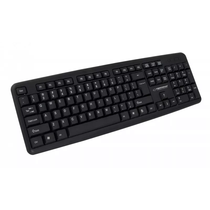 Tastiera con filo ESPERANZA EK134 Full-Size 100% USB, nero, cavo 1,45 m