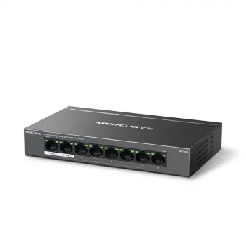 Mercusys MS108GP switch desktop 8 porte Gigabit con 7 porte PoE