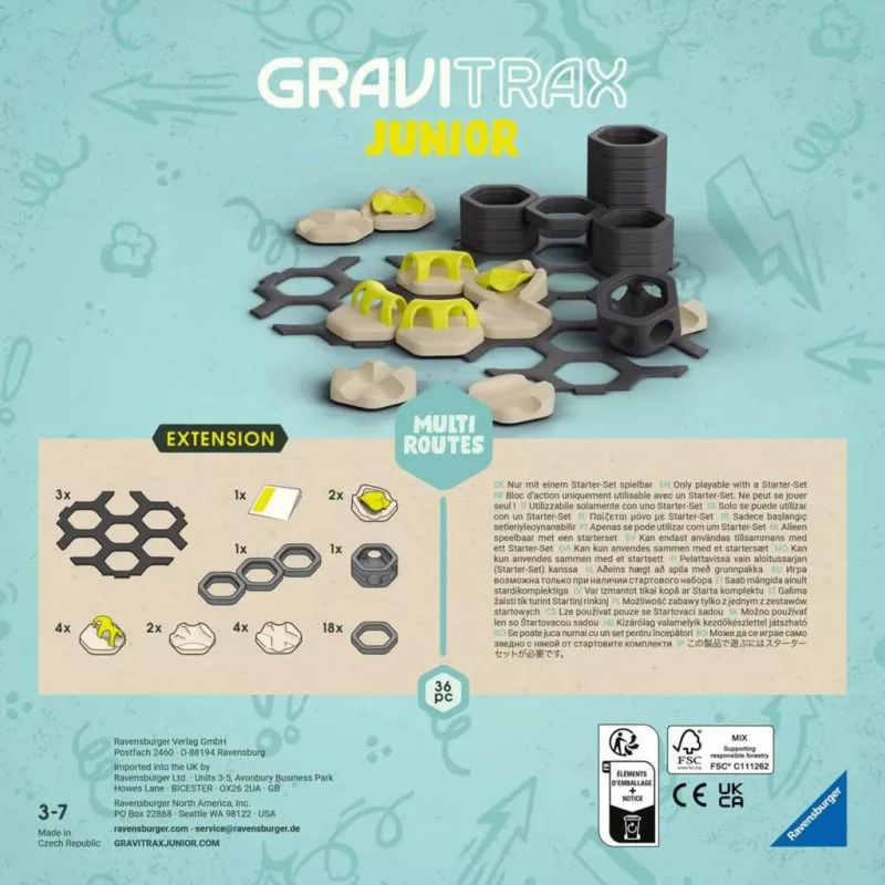 GraviTrax Junior espansione Mehrere Strecken, pista