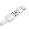 Baseus Gem Cavo USB a IP 2.4A ricarica rapida 2 m Bianco
