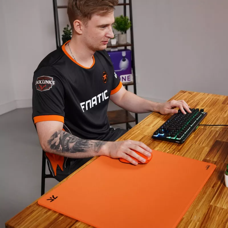Tappetino gaming Fnatic DASH2 MAX arancione