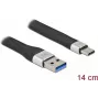 Cavo piatto FPC DeLOCK USB 3.2 Gen 1 Type-A a Type-C 14 cm
