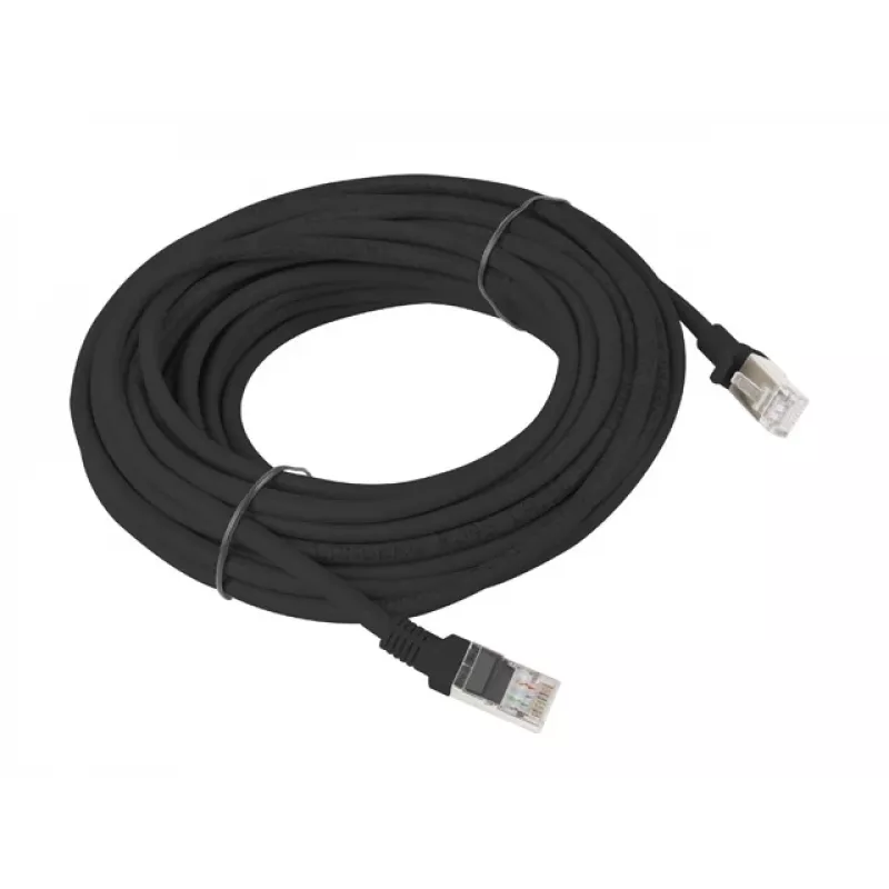 Lanberg PCU5-10CC-1000-BK cavo di rete nero 10 m Cat5e U/UTP (UTP) (PCU5-10CC-1000-BK)