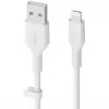 Cavo Belkin Cbl Scicone USB-A LTG 2M blc bianco USB A USB C Lightning