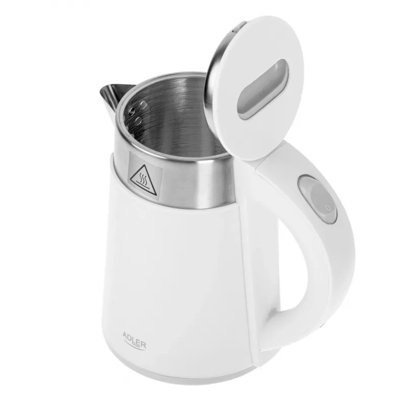 Bollitore Adler AD 1372w – 0,6 L, 800 W, corpo in acciaio inox, comandi touch
