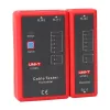 Tester per cavi di rete Unit UT681L per connettori RJ45 e RJ11, verifica di continuità e cablaggio