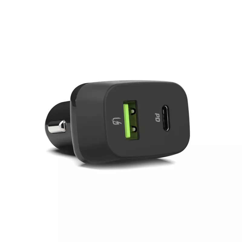 Caricabatterie da auto Green Cell CAD33, 42 W, USB-C PD + USB-A QC3.0, ingresso 12/24 V, uscita 5–12 V